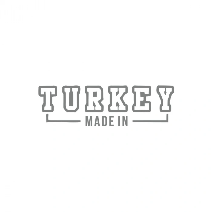 Made In Turkey Araba Sticker 17x17 Cm Gri