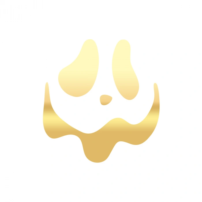 Şapşal Gülen Surat Araba Sticker 17x17 Cm Gold