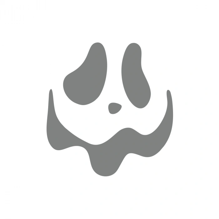 Şapşal Gülen Surat Araba Sticker 17x17 Cm Gri