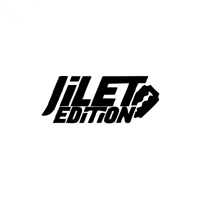 Jilet Edition Araba Sticker 17x17 Cm Siyah