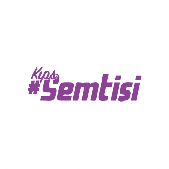Kıps Semt İşi Araba Sticker 17x17 Cm Mor