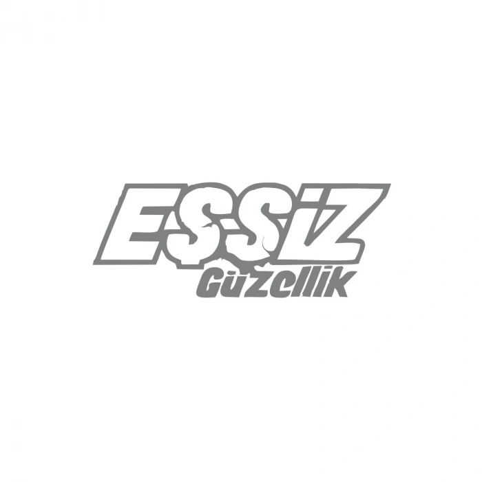 Eşsiz Güzellik Araba Sticker 17x17 Cm Gri