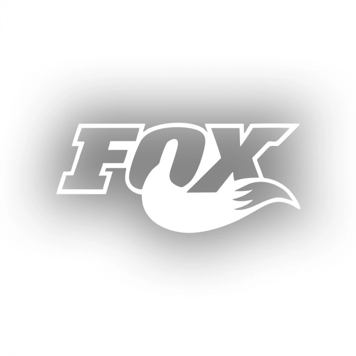 Fox Araba Sticker 17x17 Cm Beyaz