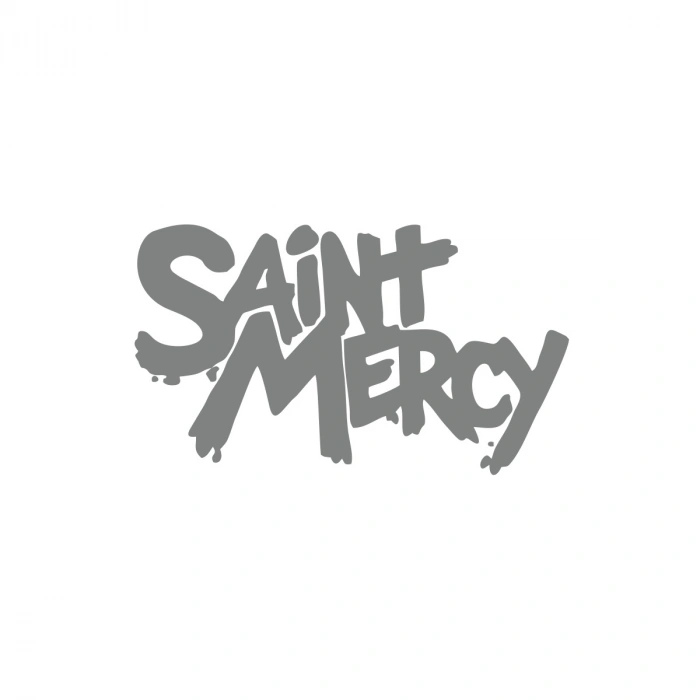 Saint Mercy Araba Sticker 17x17 Cm Gri