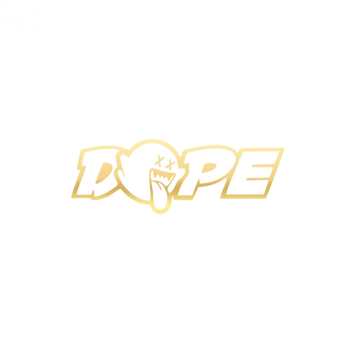 Dope Araba Sticker 17x17 Cm Gold