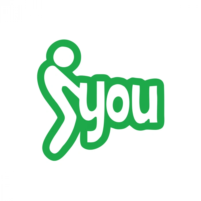 You Araba Sticker 17x17 Cm Yeşil