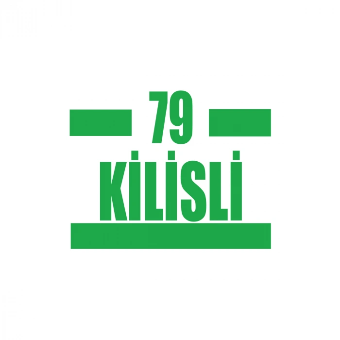 79 Kilisli Araba Sticker 17x17 Cm Yeşil