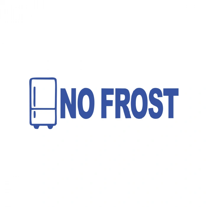 No Frost Araba Sticker 17x17 Cm Mavi