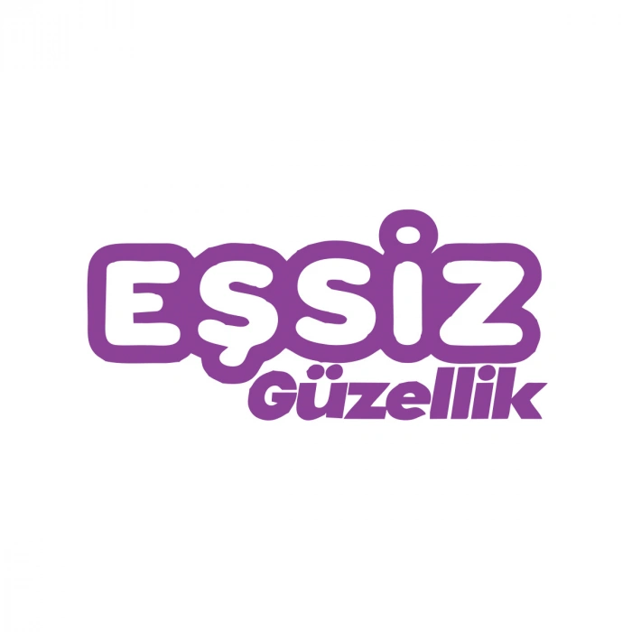 Eşsiz Güzellik Araba Sticker 17x17 Cm Mor