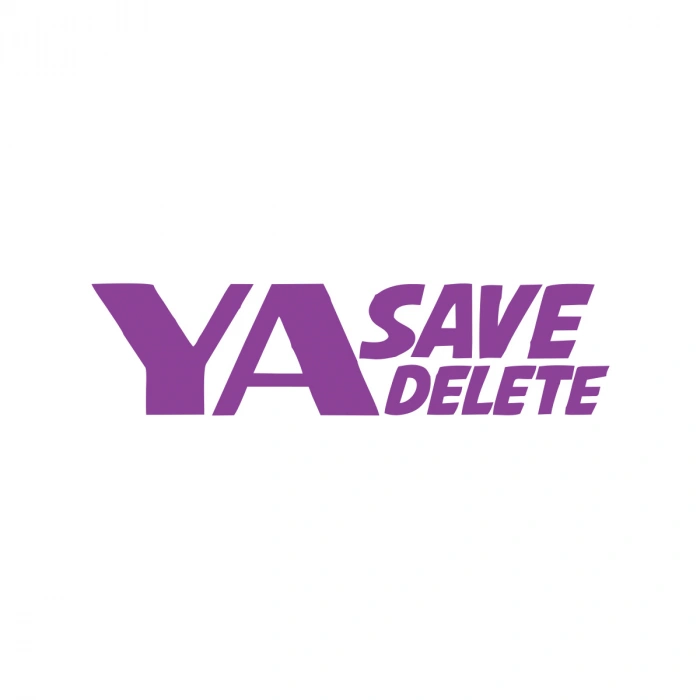 Ya Save Ya Delete Araba Sticker 17x17 Cm Mor