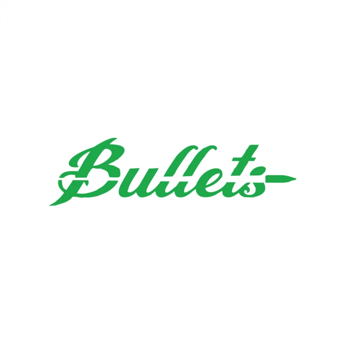 Bullets Araba Sticker 17x17 Cm Yeşil