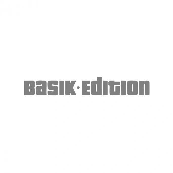 Basık Edition Araba Sticker 17x17 Cm Gri
