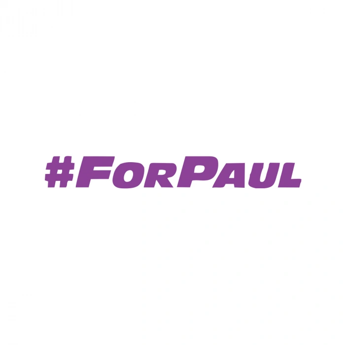 #ForPaul Araba Sticker 17x17 Cm Mor