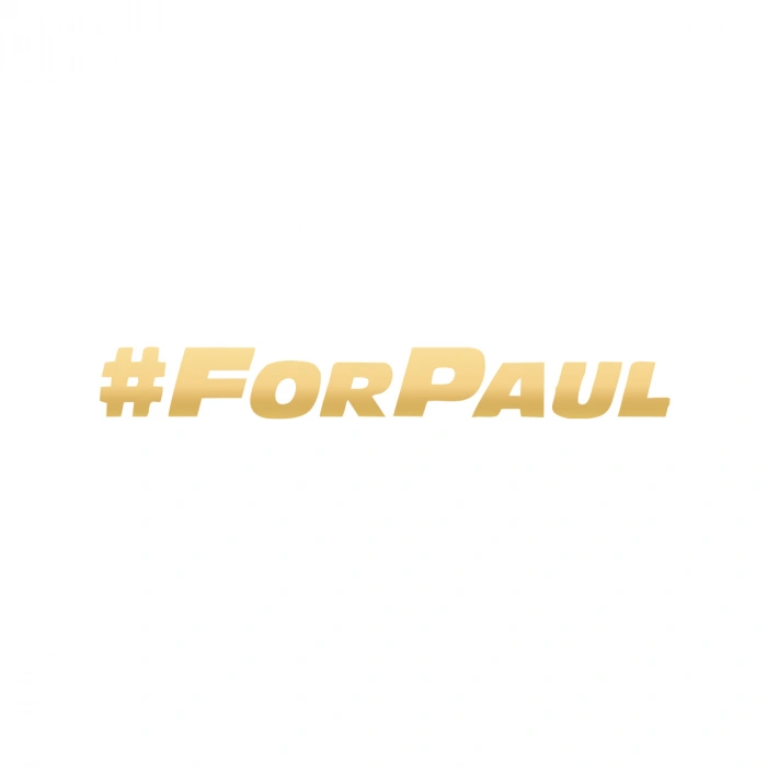 #ForPaul Araba Sticker 17x17 Cm Gold
