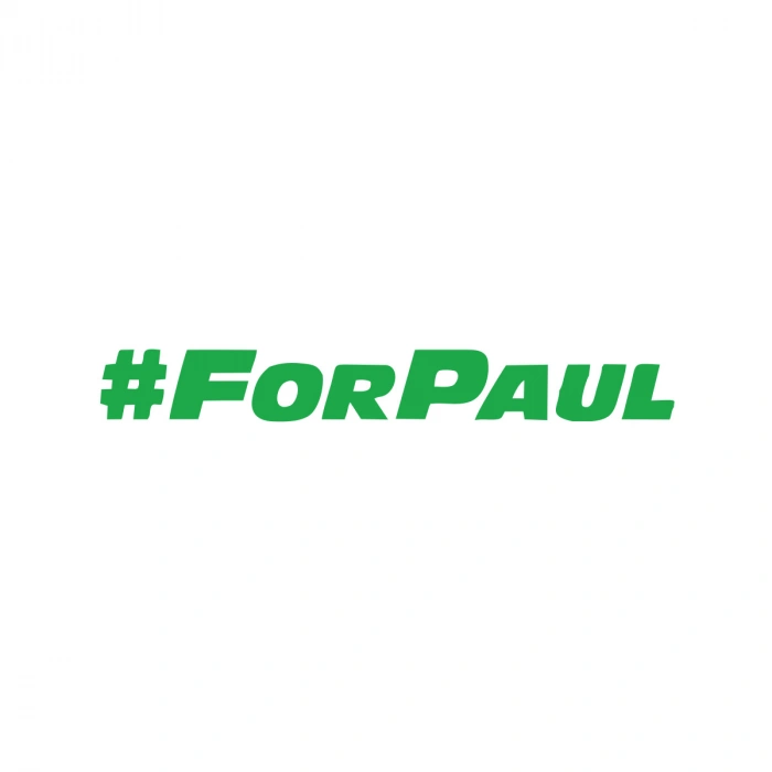 #ForPaul Araba Sticker 17x17 Cm Yeşil