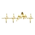 Dağ Ritim offroad Sticker17x17 Cm Gold