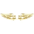 Çift Kanat Oto Logo Sticker  17x17 Cm Gold