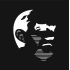 Atatürk Silüet Sticker17x17 Cm Beyaz