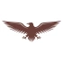 Kartal Sticker17x17 Cm Kahverengi