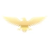 Kartal Sticker17x17 Cm Gold