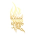 Kurt Sticker 17x17 Cm Gold
