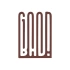 Good Bad Sticker17x17 Cm Kahverengi