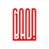 Good Bad Sticker17x17 Cm Kırmızı