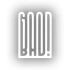 Good Bad Sticker17x17 Cm Beyaz