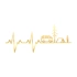 Ritim Karavan Sticker17x17 Cm Gold