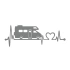 Ritim Karavan Sticker 17x17 Cm Gri