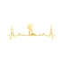 Dağcı Ritim Sticker17x17 Cm Gold