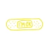 İm Ok Yarabandı Sticker17x17 Cm Sarı