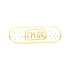 İm Ok Yarabandı Sticker17x17 Cm Gold