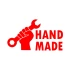 Hand Made Anahtar El Yapımı Sticker17x17 Cm Kırmızı
