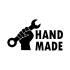 Hand Made Anahtar El Yapımı Sticker17x17 Cm Siyah
