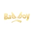 Badboy Kötü Çocuk Sticker17x17 Cm Gold