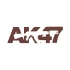 ak47 sticker 17x17 Cm Kahverengi