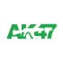 ak47 sticker 17x17 Cm Yeşil