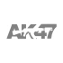 ak47 sticker 17x17 Cm Gri