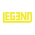 Legend Efsane Sticker 17x17 Cm Sarı