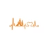 Kamp Love Ritim Sticker 17x17 Cm Turuncu