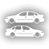 Basık Opel Vectra Sticker 17x17 Cm Beyaz