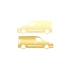 Basık Doblo Sticker 17x17 Cm Gold