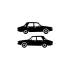 Renault12 Sticker 17x17 Cm Siyah