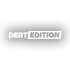 Dert Edition Oto Cam Sticker 17x17 Cm Beyaz