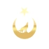 Bozkurt Türk Bağyrağı Sticker 17x17 Cm Gold
