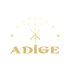 Adige Çerkez Bayrağı Sticker 17x17 Cm Gold