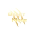 Beast Mode Sticker 17x17 Cm Gold