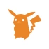 Pikachu Araba Stickeri 17x17 Cm Turuncu