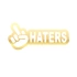 Haters Araba Sticker 17x17 Cm Gold